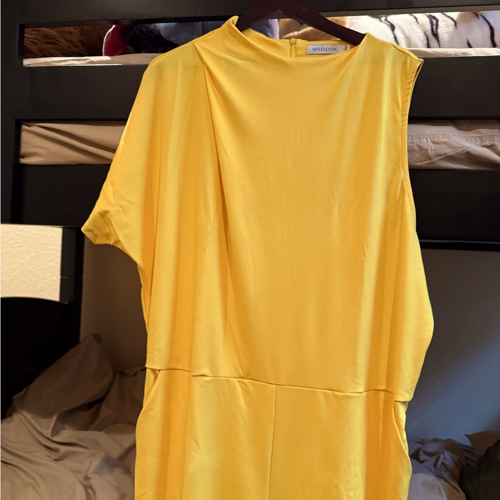 Misslook Yellow Women's Jumpsuit